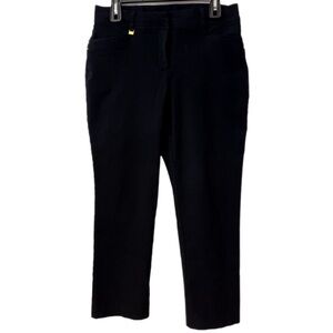 JM Collection Women's Black Stretch Pants 12 Short Petite